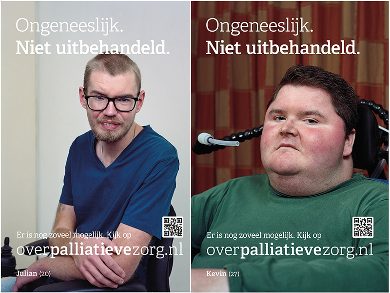 Vervolgcampagne Ongeneeslijk. Niet uitbehandeld. 