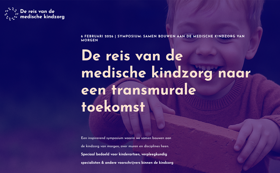 Symposium: samen bouwen aan de medische kindzorg van morgen